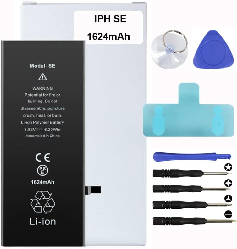Battery Kit for iPhones Includes Waterproof Sticker, Battery Stickers