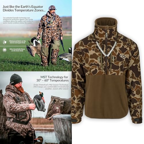 Image of Drake Waterfowl 1 /4 Zip Jacket