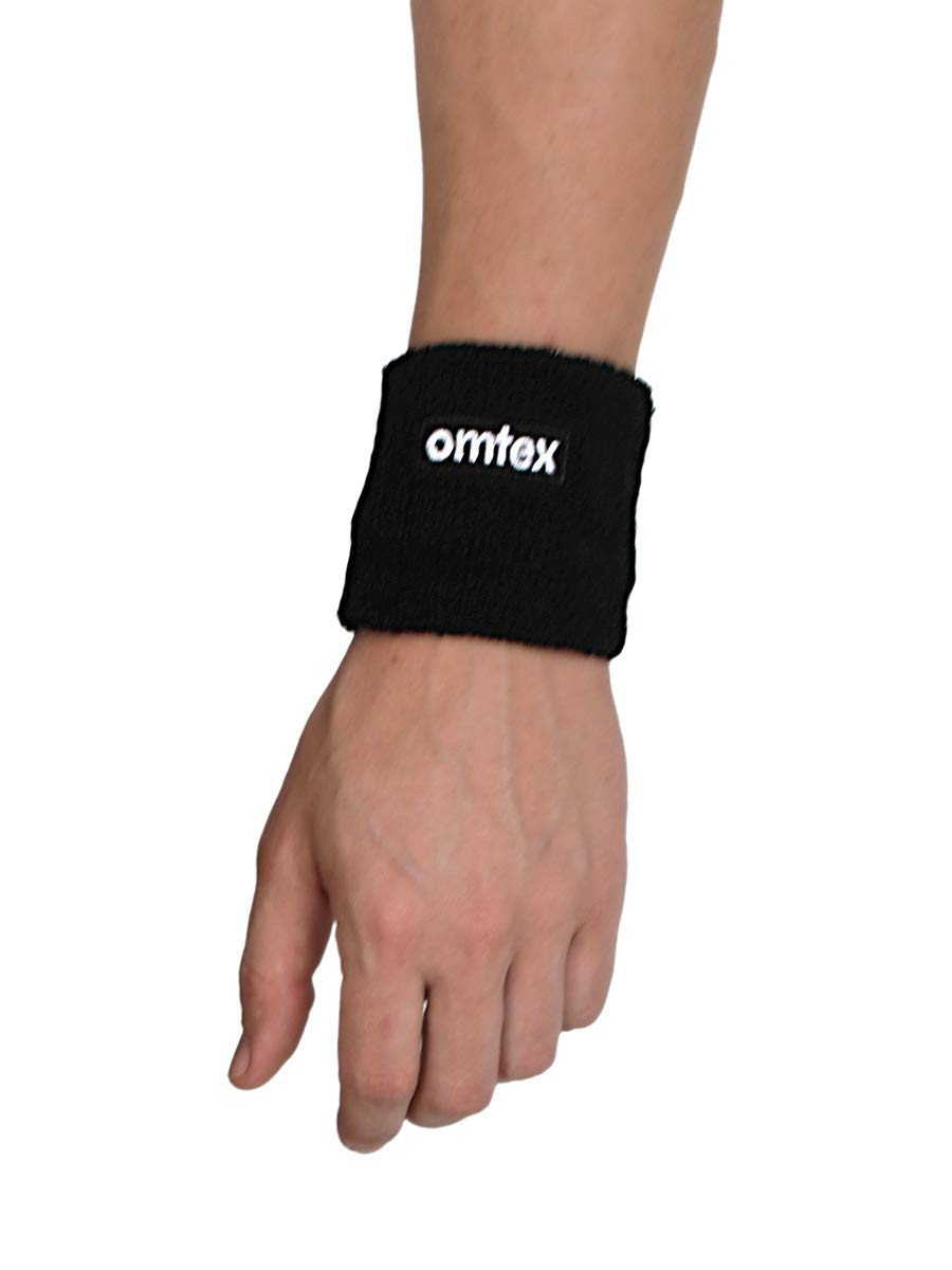 OmtexUnisex Sweat Band Soft, Stretchable and Super Absorbent Material Ideal for All Sports