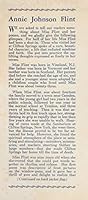 Annie Johnson Flint Poems Volume One B001K13OB0 Book Cover