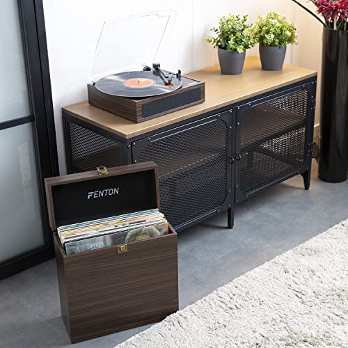 Fenton RP170D Platine Vinyle Bluetooth avec Valise de Rangement – Bois Foncé, Haut-Parleurs Intégrés, Sortie Ligne et Casque, Une Platine Idéale pour Décorer et Écouter Vos Vinyles - Les Beatles, Paul McCartney, John Lennon, RIngo Starr, George Harrison Fenton RP170D Platine Vinyle Bluetooth avec Valise de Rangement - Bois Foncé, Haut-Parleurs Intégrés, Sortie Ligne et Casque, Une Platine Idéale pour Décorer et Écouter Vos Vinyles – Image 5