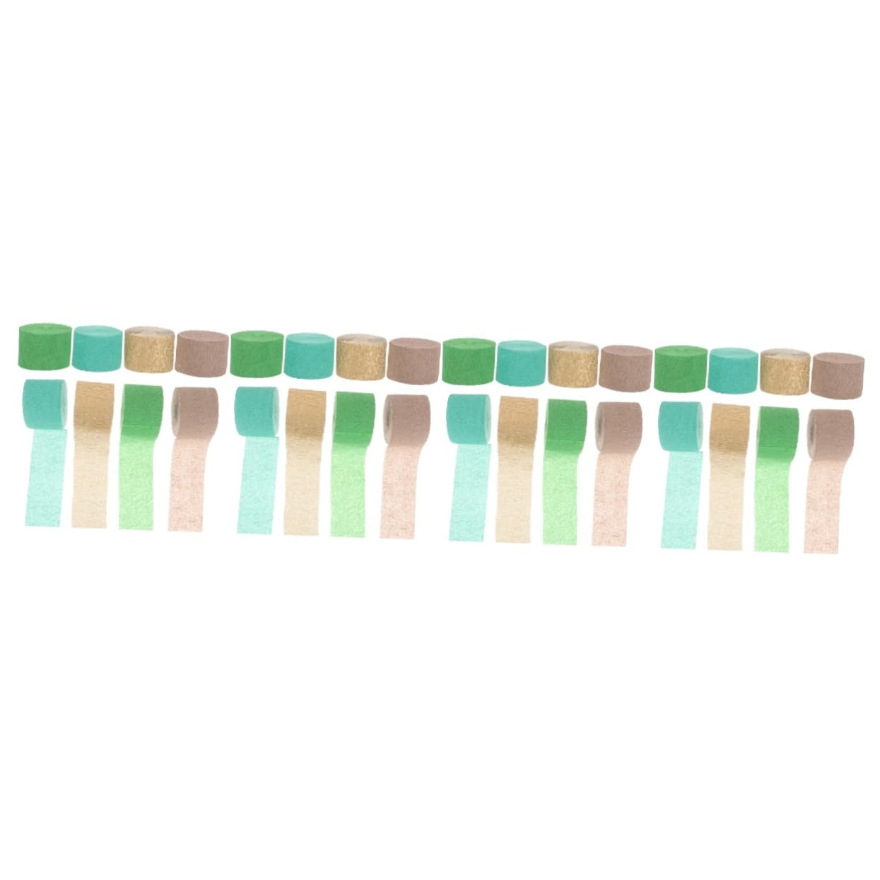 SEWACC 32rouleaux Papier Crépon Décorations Pour Anniversaire Mariage Et Fêtes Accessoires De Fête Papier à Découper Tordre