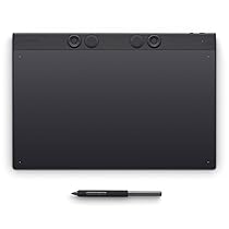 Wacom Intuos Pro Large-tavoletta grafica-è una tablet con penna Wacom Pro Pen 3, pensata per professionisti di montaggio video, modellazione 3D e animazione, offrendo precisione e massimo controllo