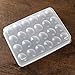 Eslite Covered Egg Holder,Eggs Dispencer for 24 Eggs - Clear