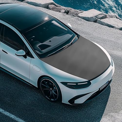 Image of Renewold Gray Car Hood Cover Protector Hood Covers for Cars Hood Wrap Blanket Women Men Automotive Exterior Accessories Decor for Most Sedan Small SUV Truck