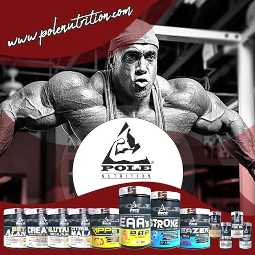 Image of Pole Nutrition Pre-Workout Powder | Flavoured, Maximum Performance Formula | 270 Gram, 30 Serving (Lemon Lime)