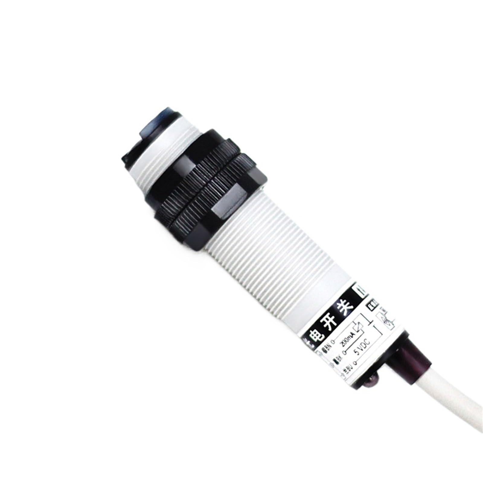Capteur photoélectrique double sortie NO NC avec portée diffuse de 2m