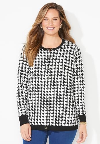 Catherines Women's Plus Size Liz&Me Classic Cardigan4