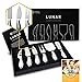 Lunar 6 pièces jeu de couteaux à fromage prime – Ensemble de couteaux pour fromage collection complète en acier inoxydable avec 15 recettes festives (cadeau parfait)