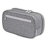 【Multifuncional】Este estuche para bolígrafos se puede usar como estuche de viaje, bolsa de cosméticos, bolsa de herramientas, estuche para teléfono. Cumple con todas sus necesidades diarias básicas. Perfecto para la oficina, la escuela, el hogar o los viajes.