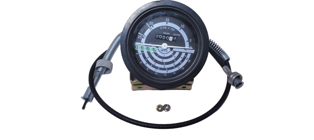Tacómetro y cable de 40 pulgadas compatible con John Deere 2020 2030 2440 8Gear AR5095