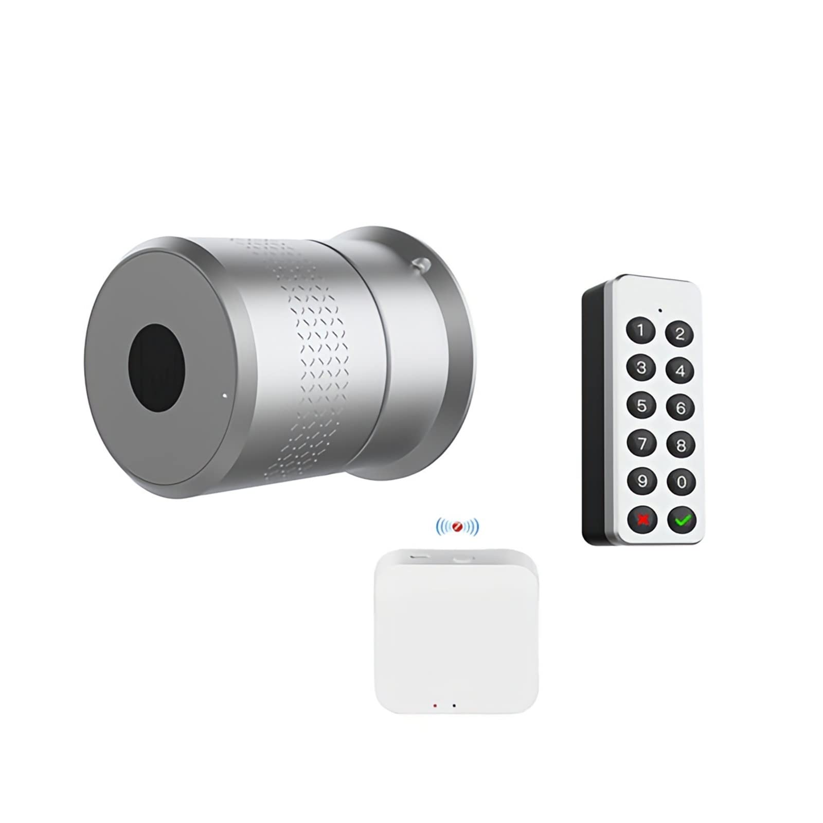 Inteligentny zamek TUYA TTLock M531 odcisk palca pilot do domu bezprzewodowy oryginalny klucz do cięcia cylindra/usuń przełącznik hiszpania(Gatway Keyboard,TTlock Version)