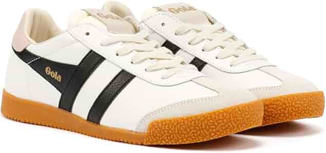 anela ☆ Amazon.com | Gola Women's Elan Leather Sneaker, White/Black