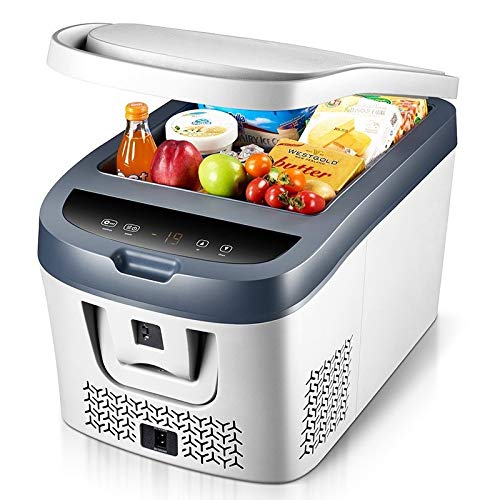 DieffematicBX Minilodówka 38l Car Lodówka Sprężarka DC 12V 24 V Lodówka Lodówka Zamrażarka chłodnica do samochodu Home Piknik chłodniczy zamrażarka -19~10 stopni