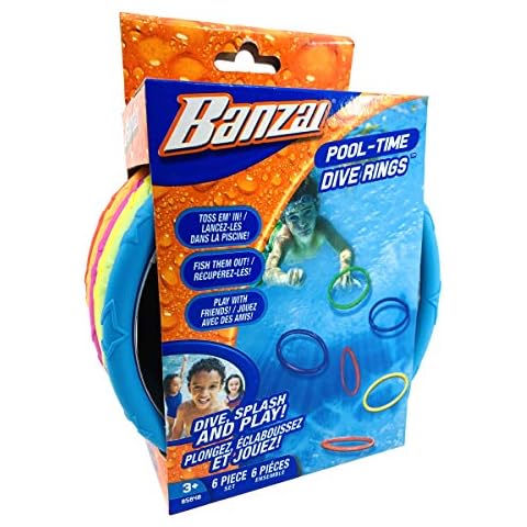 Danawares Banzai - Pool-Time Dive Rings 6Pk Ages 5+ Cover