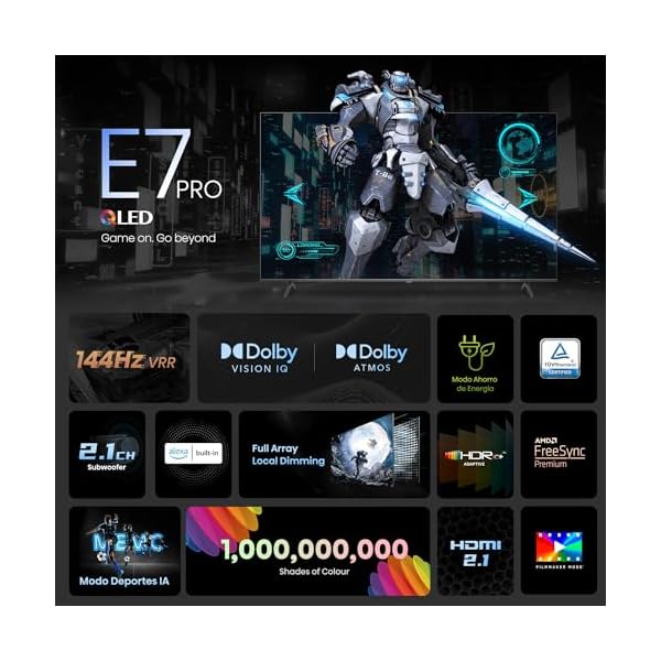 Hisense 100E7NQ Pro - QLED, 100" VRR 144Hz, Freesync Premium Pro - Image 4
