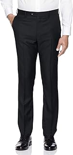GN GIORGIO NAPOLI Men's Flat Front Suit Separates Dress Pant Classic Modern Fit
