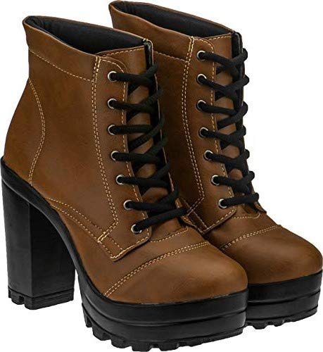 Coturno Lumiss Salto Alto Original (37, Caramelo)