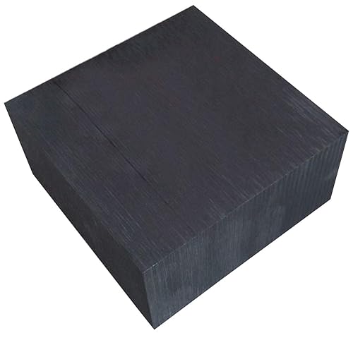 Miniatura 2 de Bloque de lingote de grafito de alta pureza 99.9% 3.937x3.937x0.394 in 4"x4"x0.4"