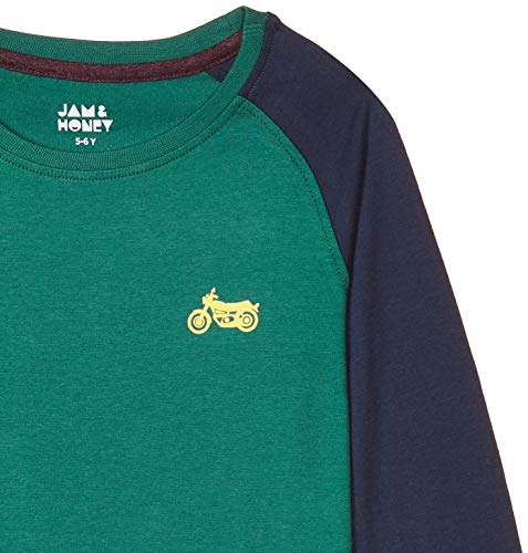 Image of Amazon Brand - Jam & Honey Boy's Regular Fit T-Shirt (Pack of 2)