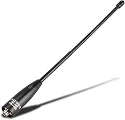 Antena Nagoya NA-701 Chicote 20 cm, VHF/UHF (144/430 MHz), SMA-Fêmea para Rádios BTECH e BaoFeng