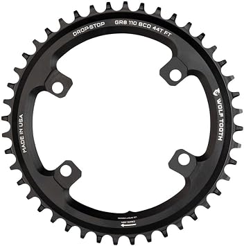 Wolf Tooth Components Drop Stop Elliptical 4-Bolt Shimano Grx Chainring