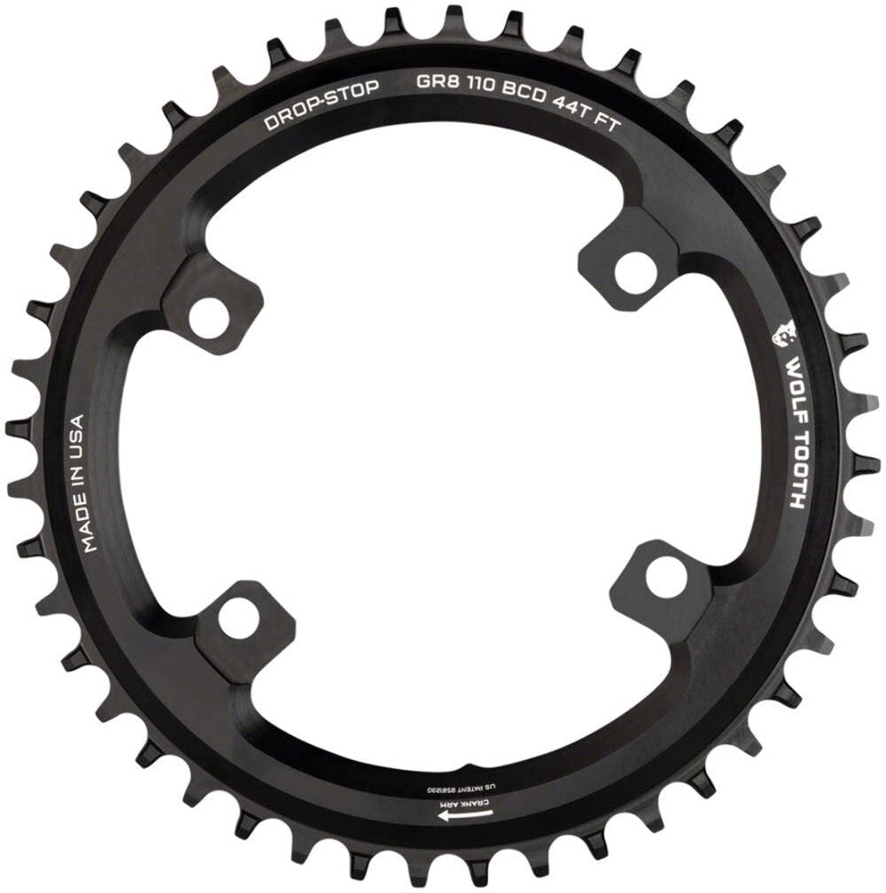 ウルフトゥース(Wolf Tooth) 110 BCD 4 Bolt Chainring for Shimano GRX 44T
