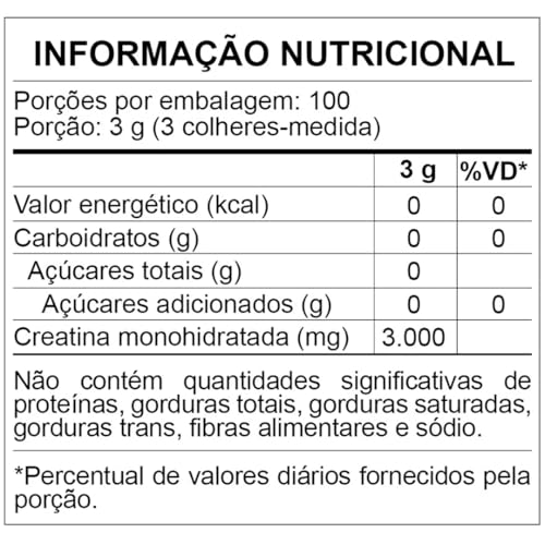 Suplemento Em Pó Sanavita Creatina 300g 100% Pura Monohidratada