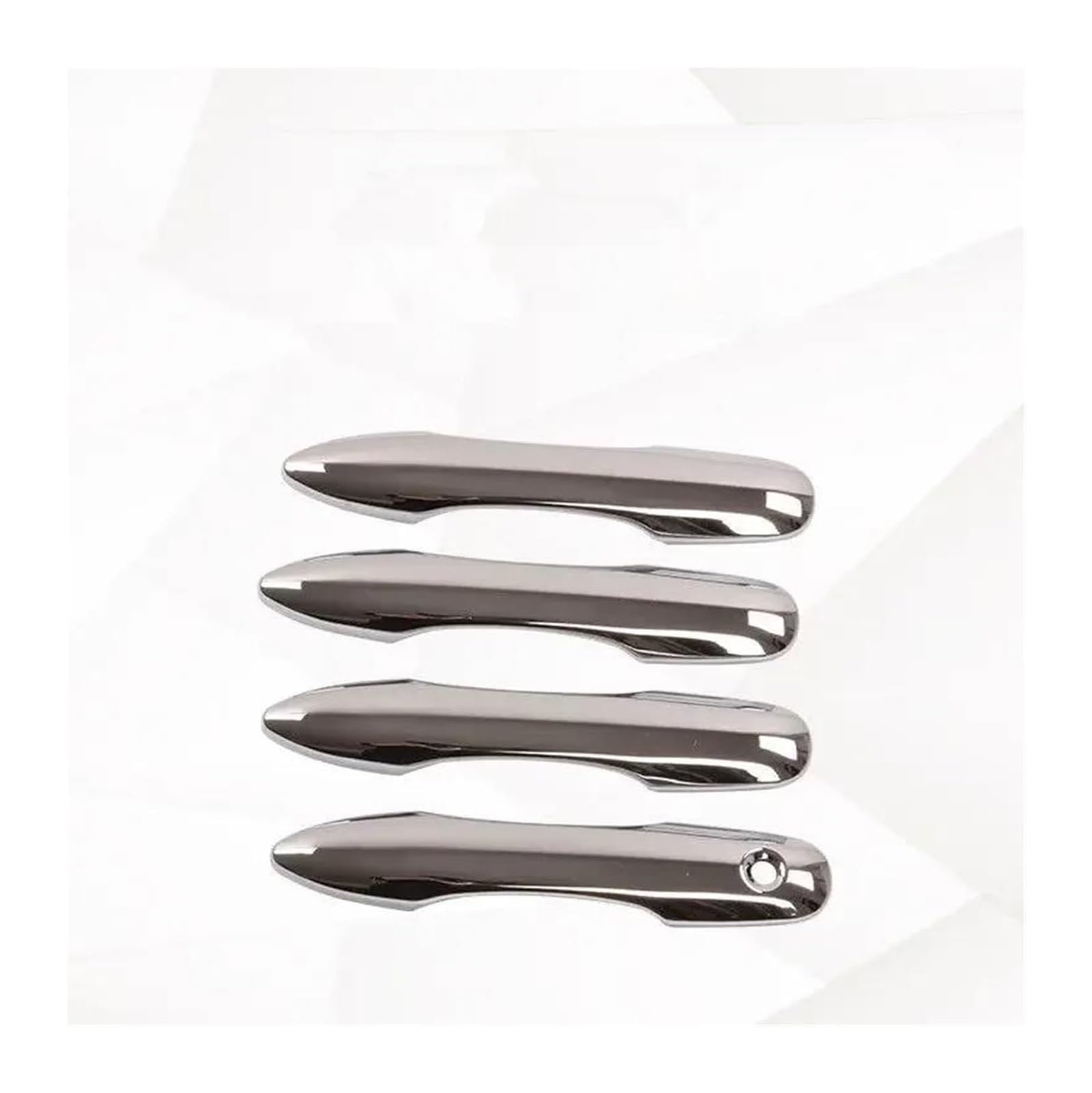 Hckclmbmzw Style1 For Toyota For Camry For Daihatsu For Altis Xv70 2018-2024 Glossy Black Chrome Car Door Handle Cover Bowl Trim Sticker Styling Door Handle Cover(Style1)