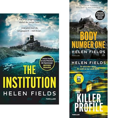 Spannende Thriller von Helen Fields im Set: The Institution + Body Numer One + The Killer Profile | nervenaufreibende Spannung für Psychothriller-Liebhaber
