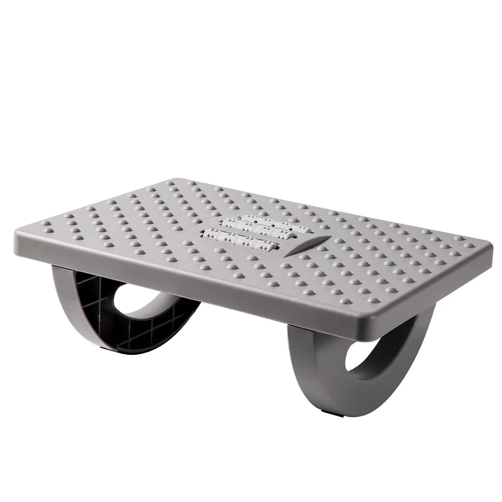 Reposapiés de oficina para debajo del escritorio, Reposapiés for debajo del escritorio, ergonómico ajustable, 13,38 x 9,84 pulgadas, multicolor(Light Gray)
