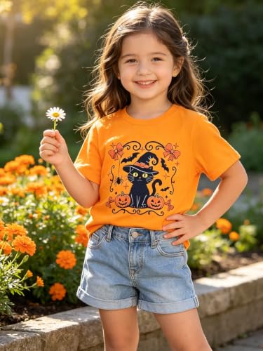 Image of Funnycokid Toddler Girls Graphic T-Shirt, Short Sleeve Tee, 2-8 Years