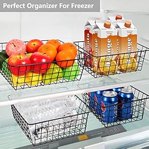 Wirebasketsfororganizinghousehold4packpantrybasketsforstoragepantrywireblackmetalstoragebins Urban Country Home Decor Wire baskets for organizing household 4 pack pantry baskets for storage pantry wire black metal storage bins urban country home decor