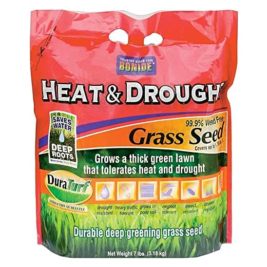 Bonide Heat & Drought Grass Seed, 7 lbs