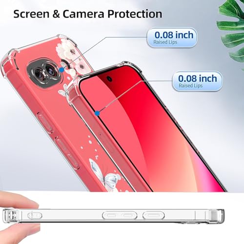 Coque Google Pixel 10A souple et transparente en TPU rose - 4