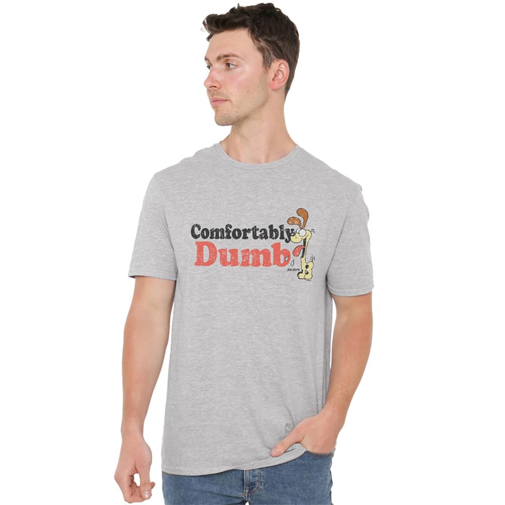 T-Shirt Mixte Garfield Comfortably Dumb en Coton Confortable - 7