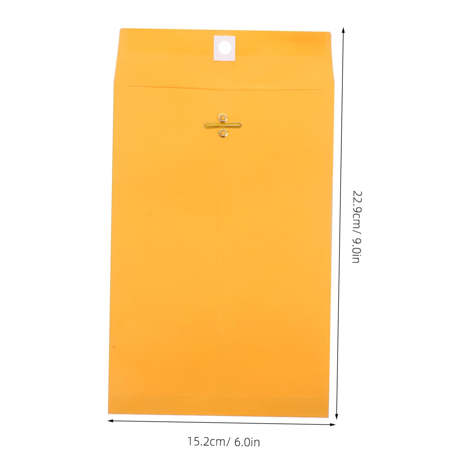 Buste Invito Kraft Oro 6x9 Pollici, 50 Pezzi Chiusura