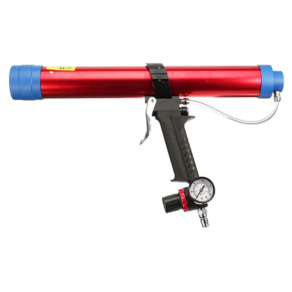 Pistola neumática de pegamento para vidrio Cartucho de calafateo de aire G-Un 600Ml Aplicador 8 boquillas