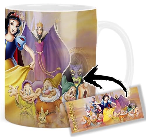 MUGSVILLE Snow White Taza Ceramica Mug MUGSVILLE Snow White Taza Ceramica Mug