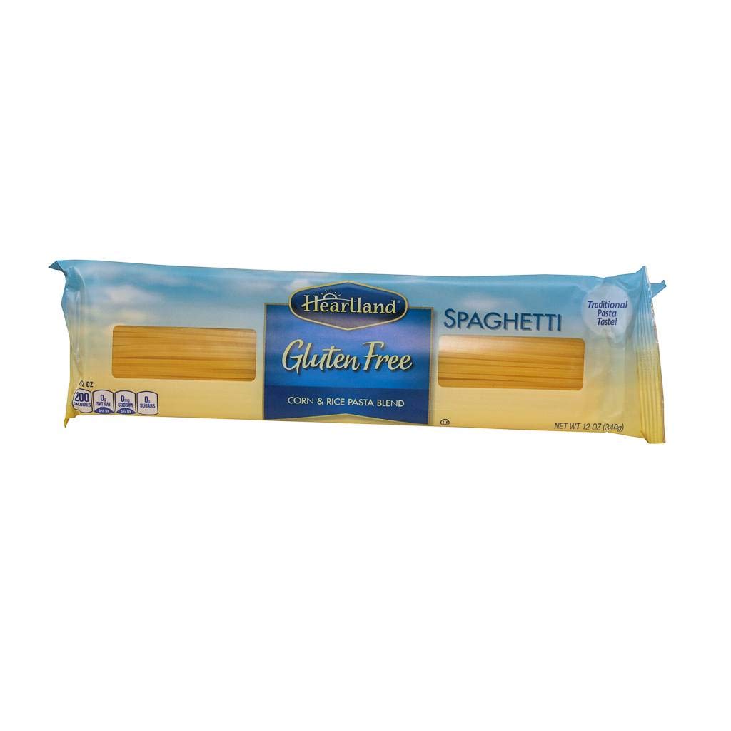 Heartland Gluten Free Spaghetti Pasta, 12 Ounce -- 20 per case.