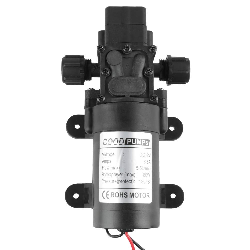 Buy PENFU Taps Diaphragm Water Pump, 12V 80W 5.5L/MIN Low Noise