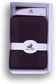 Circle Cool Leather Breathable Steering Wheel Cover, Brown