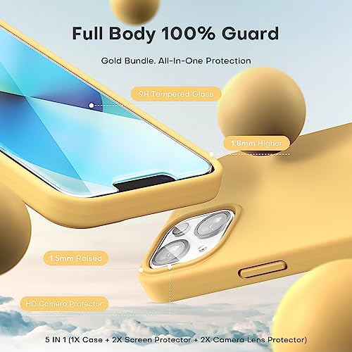 TOCOL Silicone for iPhone 13 Case 6.1-Inch - Image 3