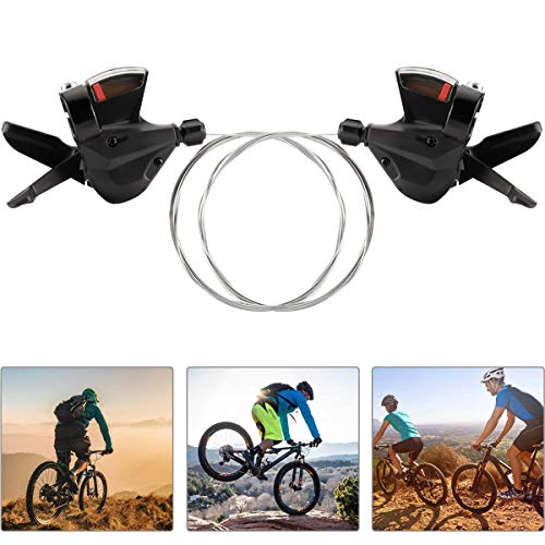 Yaegoo 3x8 24 Speed Bicycle Shifters Bike Left Right Brake Lever Shifter Set