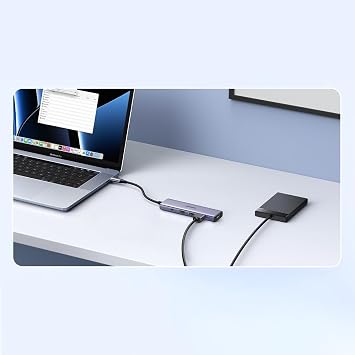 UGREEN USB C Hub, 4K HDMI 5-in-1 USB Hub for Laptops | USB-C to HDMI Adapter, 100W PD, 3x 5Gbps USB-A 3.0 Ports, for M4 MacBook, iPad Pro, iPhone 17 Pro/Pro Max, XPS, ThinkPad