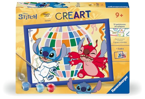 CreArt Kids 18x24cm Stitch et Leroy Ravensburger Jeux France