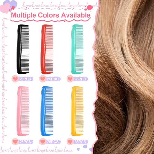 150 Peines Plásticos de Colores Mixtos para Mujeres miniatura 3