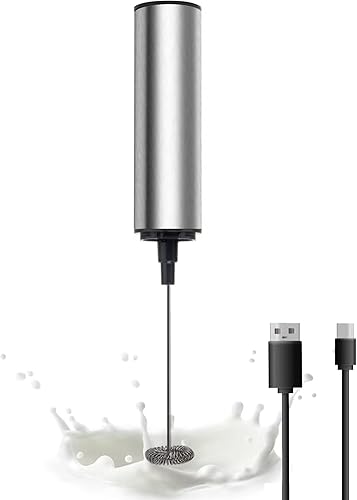 Miniatura 1 de Espumador de leche de mano, agitador, mezclador y Wisker para café, té, latte, capuchino y preparación de bebidas de chocolate caliente y creación