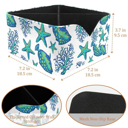 Pot à crayons exotique avec 4 compartiments de rangement en bois brun - 4