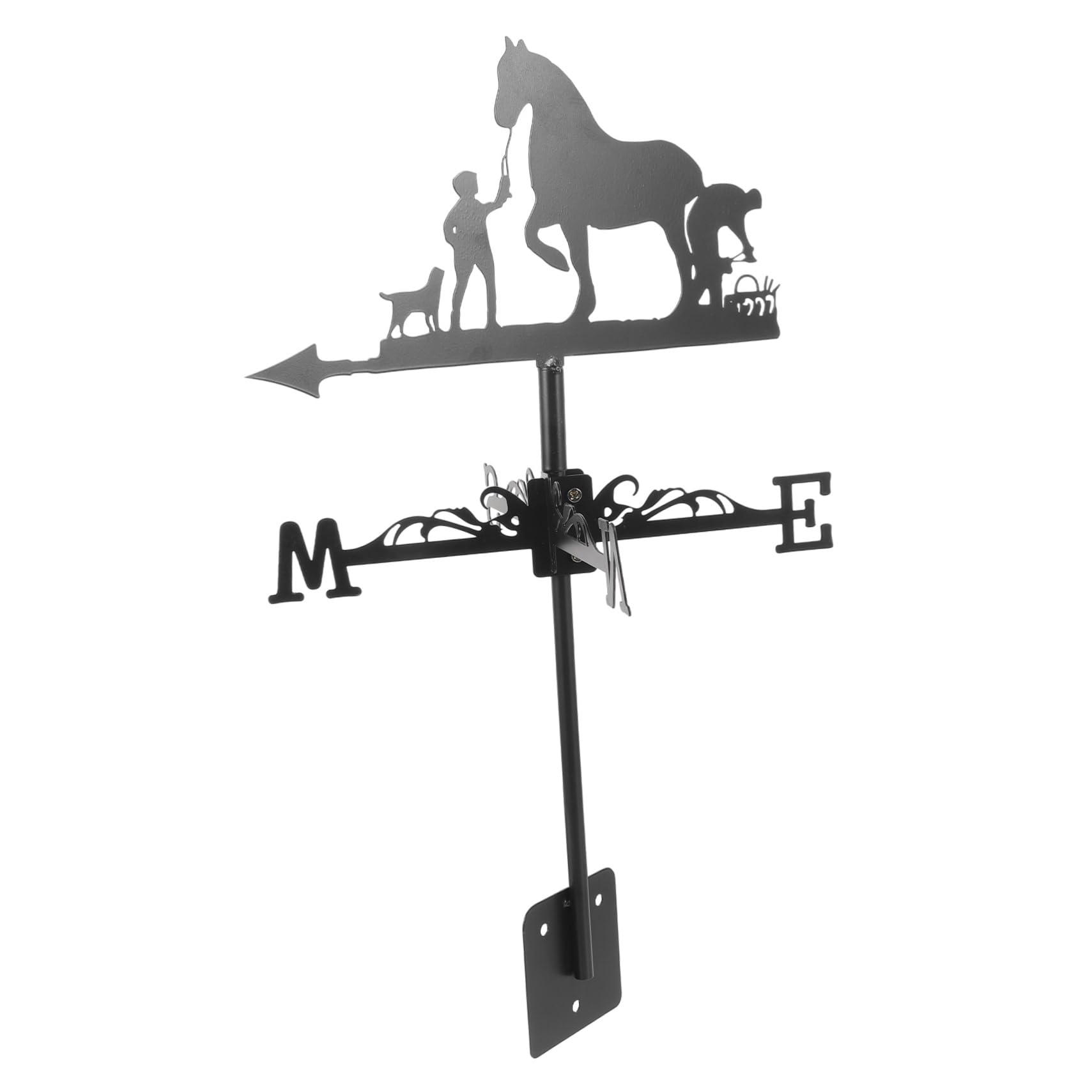 TAXXII Weather Vane Animal Weathervane Roof Installation Outdoor Farm Yard Decor Wind Direction Indicator weather vanes for outside
